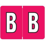 DataFile Match AL8720 Series Alpha Roll Labels - Letter B - Red Label