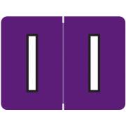 DataFile Match AL8720 Series Alpha Roll Labels - Letter I - Purple Label