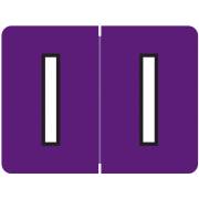 DataFile Match AL8720 Series Alpha Roll Labels - Letter I - Purple Label