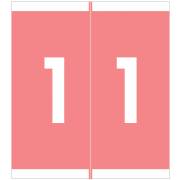 Barkley FNAVM Match AVNM Series Numeric Roll Labels - Number 1 - Pink