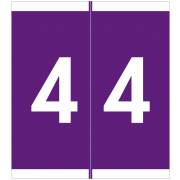 Barkley FNAVM Match AVNM Series Numeric Roll Labels - Number 4 - Purple