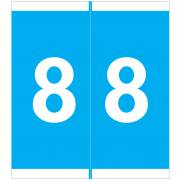 Barkley FNAVM Match AVNM Series Numeric Roll Labels - Number 8 - Blue