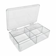 MultiBox Clear Western Blot Box - 4 Compartments 32 x 53 x 28mm Each (Case of 36)