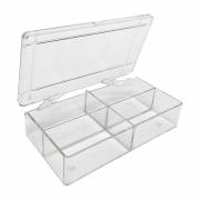 MultiBox Clear Western Blot Box - 4 Compartments 38 x 71 x 28mm Each (Case of 36)