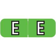 Barkley FABAM Match BAAM Series Alpha Roll Labels - Letter E - Light Green Label