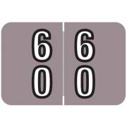 Barkley FDBKM Match BADM Series Numeric Roll Labels - Number 60 To 69 - Lavender