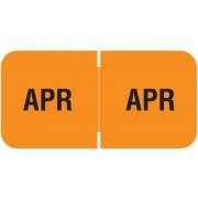 Barkley FMBLM Match BAMM Series Month Code Roll Labels - April - Dark Orange