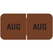 Barkley FMBLM Match BAMM Series Month Code Roll Labels - August - Brown