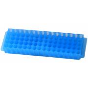 80-Well Microcentrifuge Tube Rack - Blue