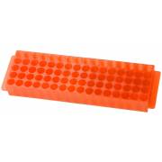 80-Well Microcentrifuge Tube Rack - Orange
