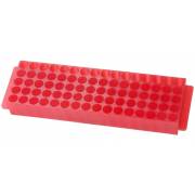 80-Well Microcentrifuge Tube Rack - Red