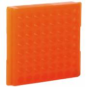 64-Well Microcentrifuge Tube Rack - Orange