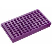 96-Well Microcentrifuge Tube Rack - Lavender