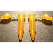 0.6mL G-Tube Flat Top Microcentrifuge Tube - Orange