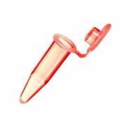 Snap-Cap Microcentrifuge Tube 1.5mL - Polypropylene - Red Color
