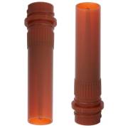 0.5mL Screw-Cap Conical Microcentrifuge Tube with Skirt - Without Cap - Polypropylene - Amber