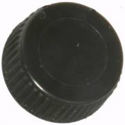 Screw Cap with O-Ring for Bio Plas Screw Cap Microcentriufge Tubes - Black