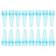 0.2mL Thin Wall Micro Tube - 8 Tubes/Strip - Blue (Pack of 125)