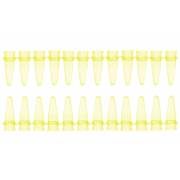 0.2mL Thin Wall Micro Tube - 12 Tubes/Strip - Yellow (Pack of 100)