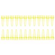 0.2mL Thin Wall Micro Tube - 12 Tubes/Strip - Yellow (Pack of 100)