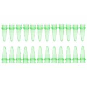 0.2mL Thin Wall Micro Tube - 12 Tubes/Strip - Green (Pack of 100)