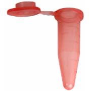 0.2mL Thin Wall Micro Tube with Attached Cap - Red