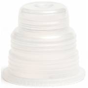 Hexa-Flex Safety Caps For 10mm, 12mm, 13mm, 16mm and 18mm Blood Collection and Culture Tubes - Natural