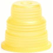 Hexa-Flex Safety Caps For 10mm, 12mm, 13mm, 16mm and 18mm Blood Collection and Culture Tubes - Yellow