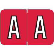Barkley FABKM Match BRAM Series Alpha Roll Labels - Letter A - Red Label