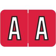 Barkley FABKM Match BRAM Series Alpha Roll Labels - Letter A - Red Label