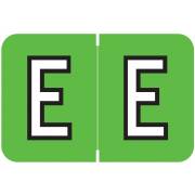 Barkley FABKM Match BRAM Series Alpha Roll Labels - Letter E - Light Green Label