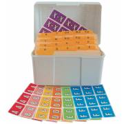 Barkley FABKM Match BRPK Series Alpha Sheet Labels - Desk Set