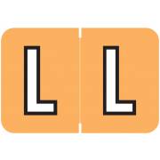 Barkley FABKM Match BRPK Series Alpha Sheet Labels - Letter L - Light Orange Label