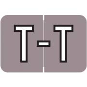Barkley FABKM Match BRPK Series Alpha Sheet Labels - Letter T - Lavender Label