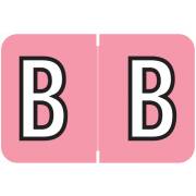 Barkley FABEM Match BXAM Series Alpha Roll Labels - Letter B - Pink Label