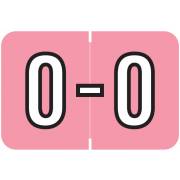 Barkley FABEM Match BXAM Series Alpha Roll Labels - Letter O - Pink Label