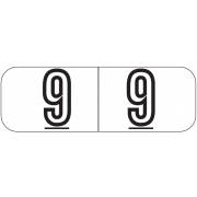 Barkley FNBWM Match BYNM Series Numeric Laminated Roll Labels - Number 9