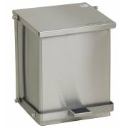 Stainless Steel Step-On Can - 16 Qt