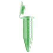 MacroTube 5mL Snap-Cap Centrifuge Tube - Non-Sterile - Green Tinted (40 Bags of 50/Bag)