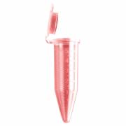 MacroTube 5mL Snap-Cap Centrifuge Tube - Non-Sterile - Red Tinted (4 Bags of 50/Bag)