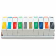 Tabbies 11850 Match CBNM Series Numeric Roll Labels - Set of Number 0 To 9