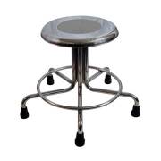 MRI Non-Magnetic Stainless Steel Stool with Rubber Tips - No Backrest - Height Adjustable 21