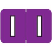 Colwell Jewel Tone Match COAM Series Alpha Roll Labels - Letter I - Grape Label