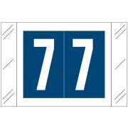 Barkley FNSTM Match CTNM Series Numeric Roll Labels - Number 7 - Dark Blue