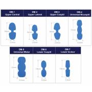 Scaneez DentureMark Starter Pack (Pack of 14 Markers - 2 of Each DM-1 thru DM-7)