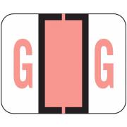 File Doctor Match FDAV Series Alpha Roll Labels - Letter G - Pink