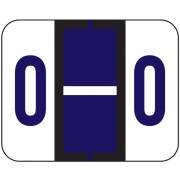 File Doctor Match FDAV Series Alpha Roll Labels - Letter O - Purple