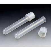 17mm x 100mm (14mL) Culture Tubes with Attached Dual Position Cap - Sterile - Polypropylene