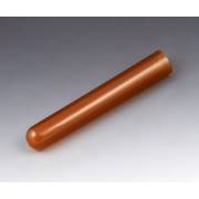 12mm x 75mm (5mL) Polypropylene Test Tubes - Round Bottom - Amber - Case of 2000 (1000/Bag, 2 Bags/Case)
