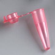 0.2mL PCR Tubes - Thin Wall Polypropylene with Attached Dome Cap - Red
